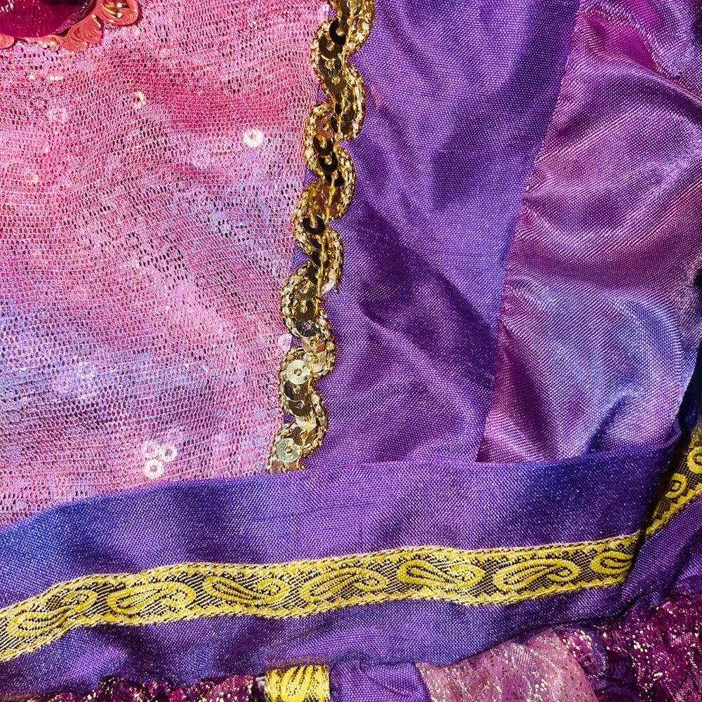 Official 💯 Original Disney Store Europe Rapunzel Costume from Tangled Rare SZ 4 - Picture 13 of 17